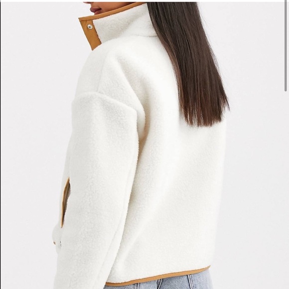 The North Face Cragmont Fleece Jacket Size Medium in Vintage White Kelp Tan - Picture 11 of 15